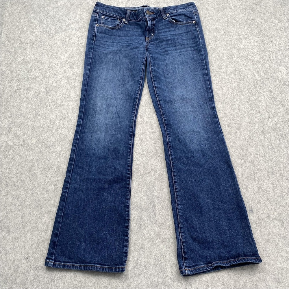 American Eagle Outfitters Favorite Boyfriend Jeans Womens 12 Tall (33x31) Blue